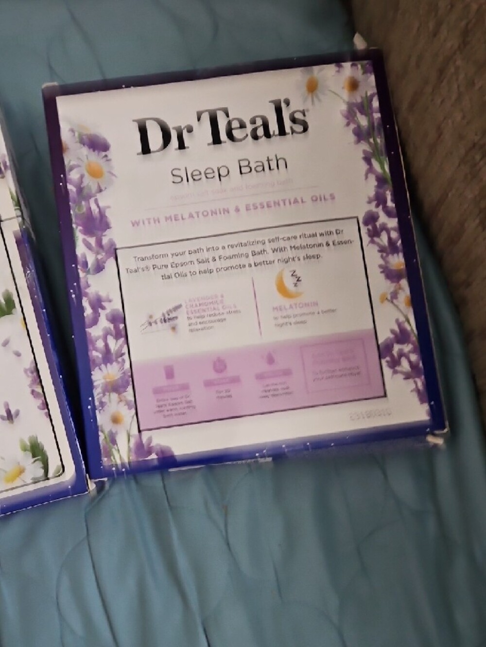 Dr Teal's Sleep Bath Lavender Sleep Soak Gift Set - Purple - Picture 4 of 5